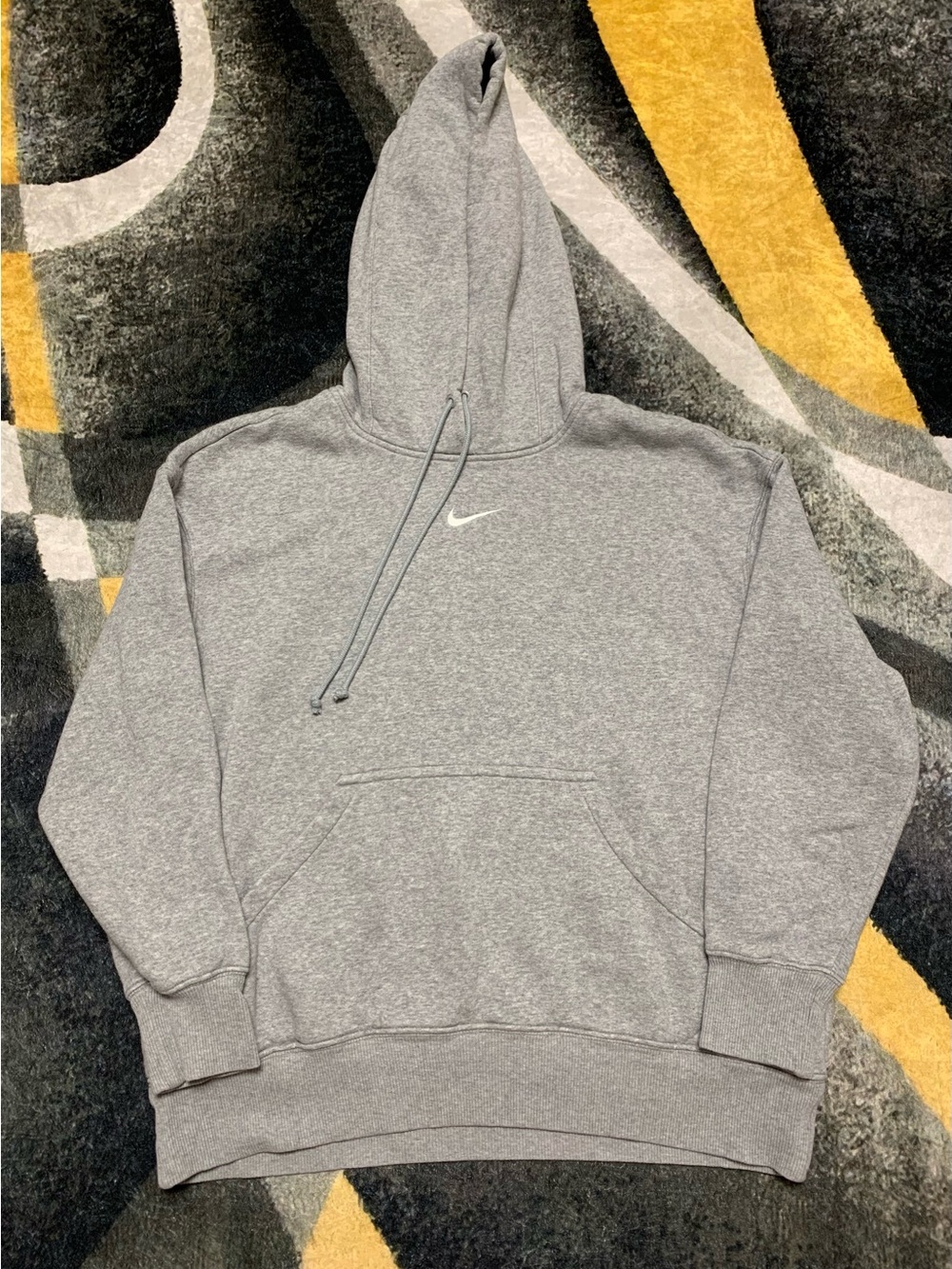 Nike Hoodie Center Check Grey